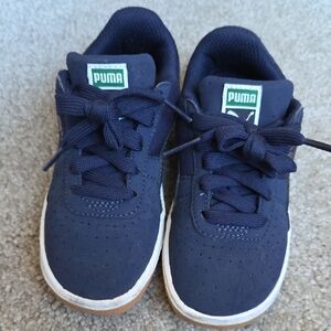 Puma Kids Dark Blue Sneakers Size 10 Toddler
